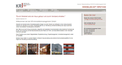 Desktop Screenshot of kr-immobilienmanagement.de