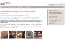 Tablet Screenshot of kr-immobilienmanagement.de